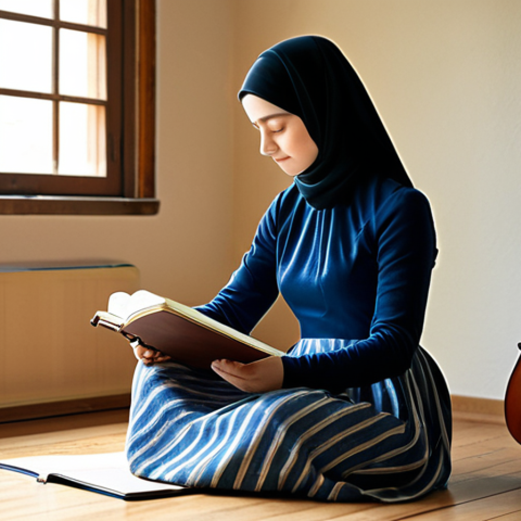 Musical Inspiration**

"A young woman, fully clothed in modest attire, sitting in a sunlit room, writing music in a notebook, surrounded by musical instruments, safe for work, appropriate content, professional, perfect anatomy, correct proportions, natural pose, high quality, well-formed hands, proper finger count, family-friendly."

**